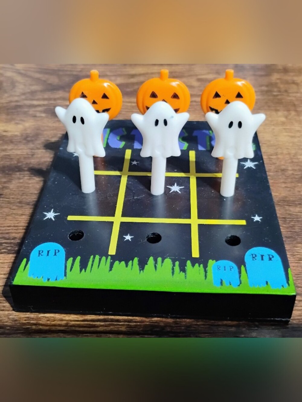 Tic Tac Toe Game Halloween Edition